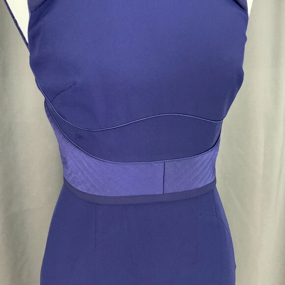 New Reiss Theodora Purple Sheath Pencil Dress Size 4 - Picture 5 of 16